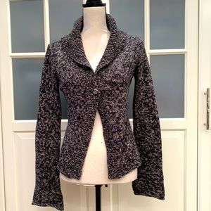 Calvin Klein Jeans black marled cardigan